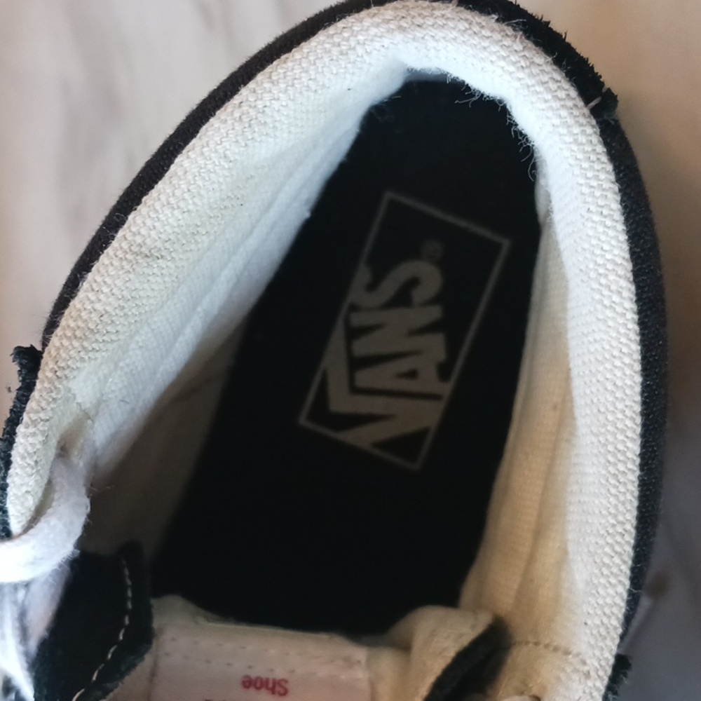 Vans Black and White High-Top Sneakers - Picture 4 of 8
